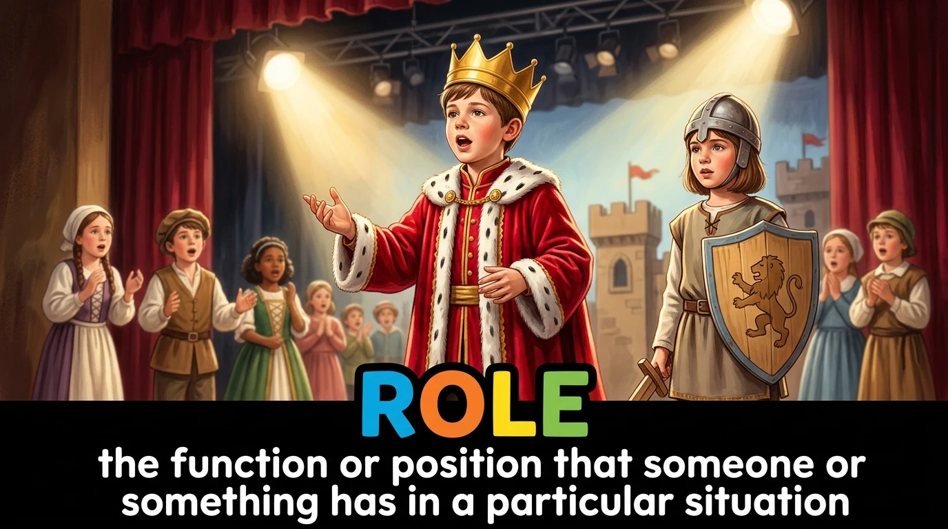 English Illustration for role